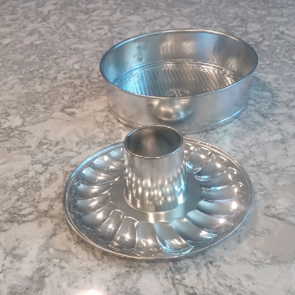 NEW 2 Piece Stainless Steel Baking Pan Set